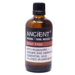 Massage Oil - For joints - Rosemary, Ginger and Geranium - 100ml