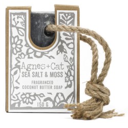 Soap with Cord - Sea Salt and Moss - Agnes&Cat