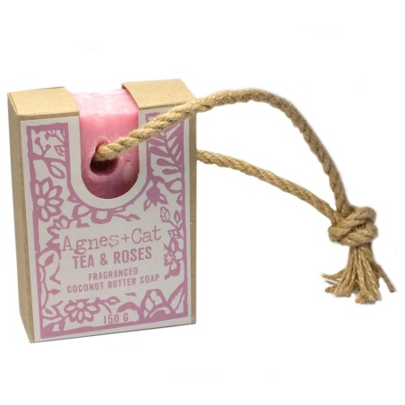 Jabón con Cordón - Té y Rosas - Agnes&Cat