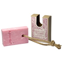 Soap with Cord - Tea and Roses - Agnes&Cat