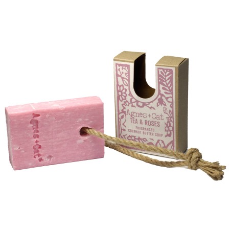 Jabón con Cordón - Té y Rosas - Agnes&Cat