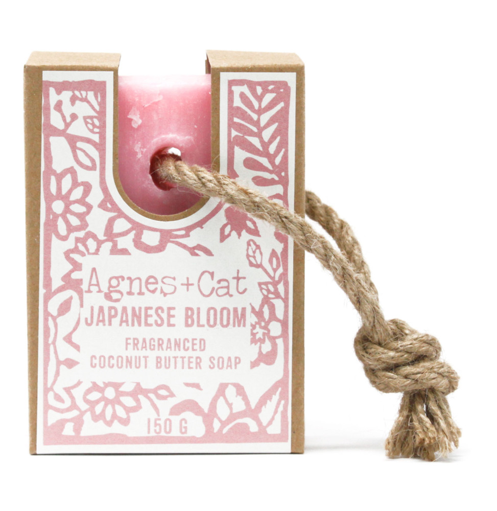 Jabón con Cordón - Flor de Japón - Agnes&Cat