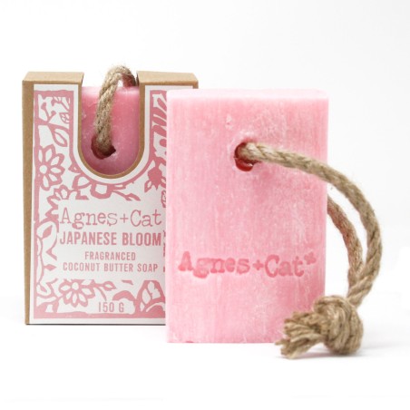 Jabón con Cordón - Flor de Japón - Agnes&Cat
