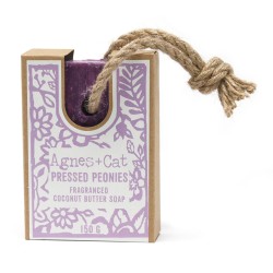 Sapone con Cordone - Peonie Pressate - Agnes&Cat