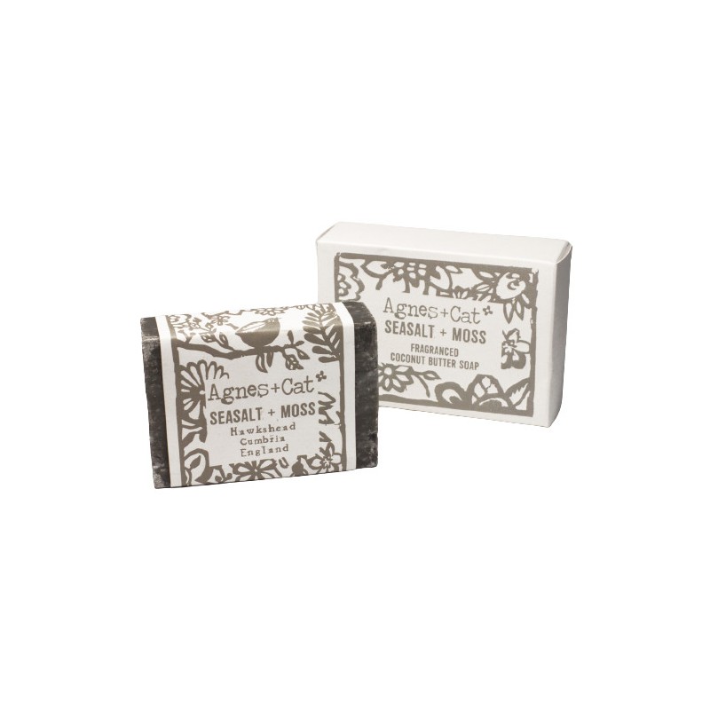 140g Sapone Artigianale - Sale Marino e Muschio - Agnes&Cat-SAPONE ARTIGIANALE 140 GR Agnes&Cat-HOSTENATURA