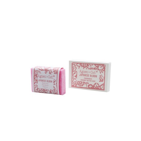 Jabón Artesanal de 140 g - Flor Japonesa - Agnes&Cat