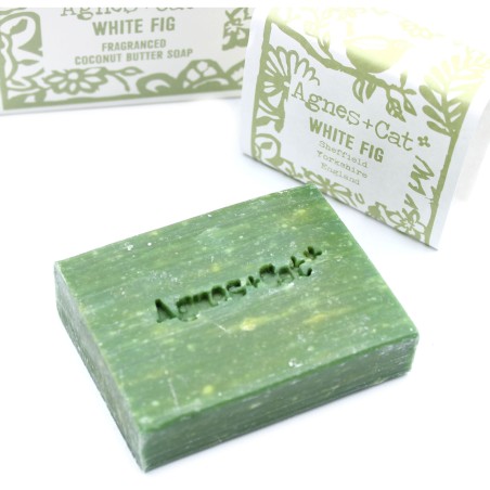 Jabón Artesanal de 140g - Higo Blanco - Agnes&Cat