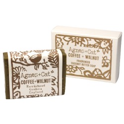 140g Artisan Soap - Coffee and Nut - Agnes&Cat