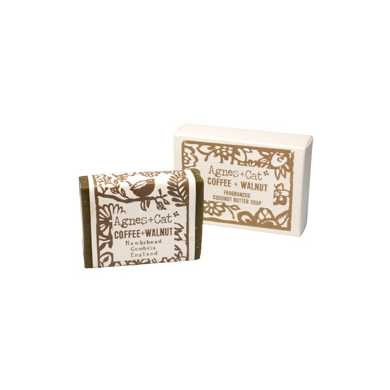 140g Artisan Soap - Coffee and Nut - Agnes&Cat-ARTISAN SOAP 140 GR Agnes&Cat-HOSTENATURA