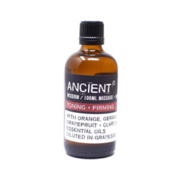 Aceite de Masaje Tonificante y Reafirmante Ancient Wisdom - Naranja, Geranio y Salvia - 100ml