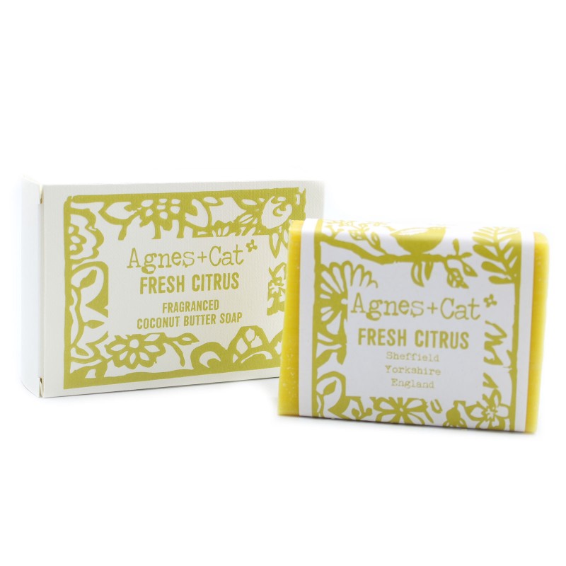 140g Artisan Soap - Fresh Citrus - Agnes&Cat-ARTISAN SOAP 140 GR Agnes&Cat-HOSTENATURA