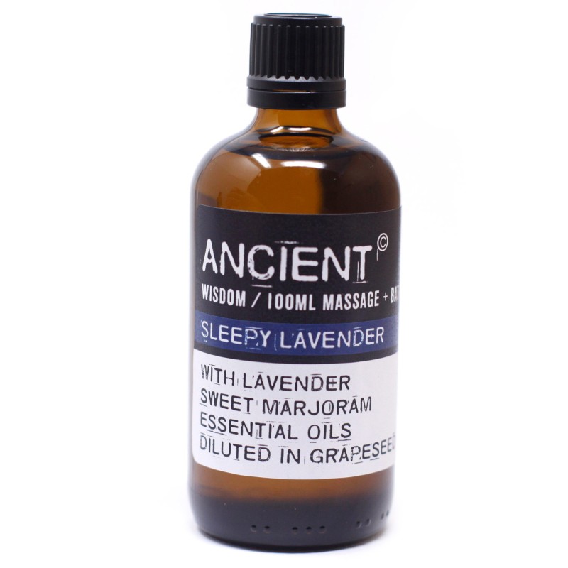 Massage Oil - Sleepy Lavender - Lavender and Sweet Marjoram - 100ml-MASSAGE OIL 100ML-HOSTENATURA