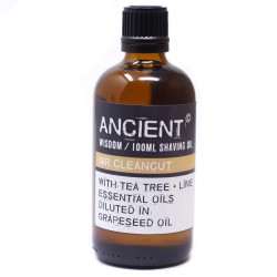 Aceite de Masaje - Mr Cleancut - Aceite de Afeitado - Jojoba, Árbol de Té, Lima y Menta - 100ml - 1