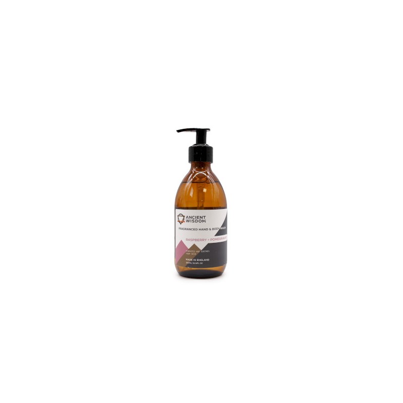 Liquid Hand & Body Soap - Raspberry & Pomegranate-LIQUID SOAP FOR BODY AND HANDS-HOSTENATURA