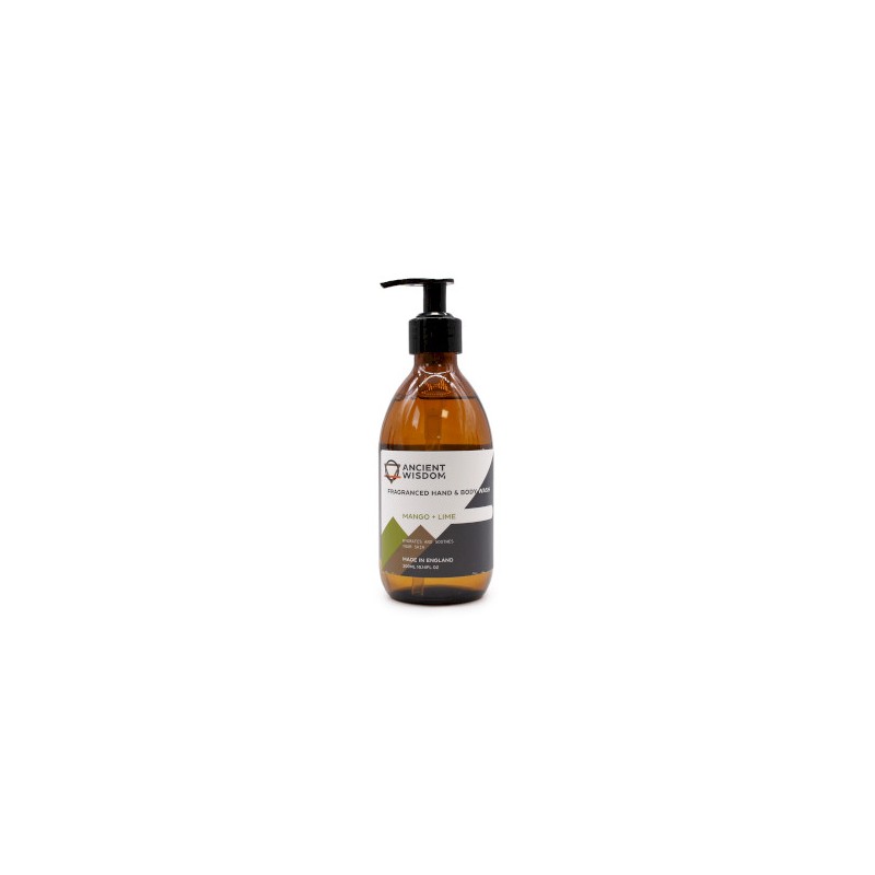 Liquid Hand & Body Soap - Mango & Lime-LIQUID SOAP FOR BODY AND HANDS-HOSTENATURA