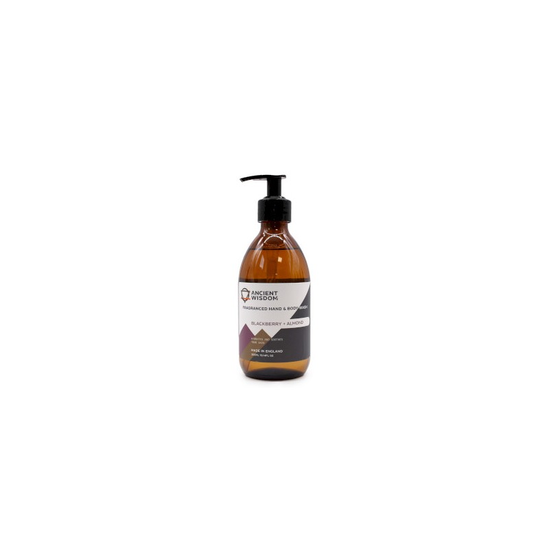 Liquid Hand & Body Soap - Blackberry & Almond-LIQUID SOAP FOR BODY AND HANDS-HOSTENATURA