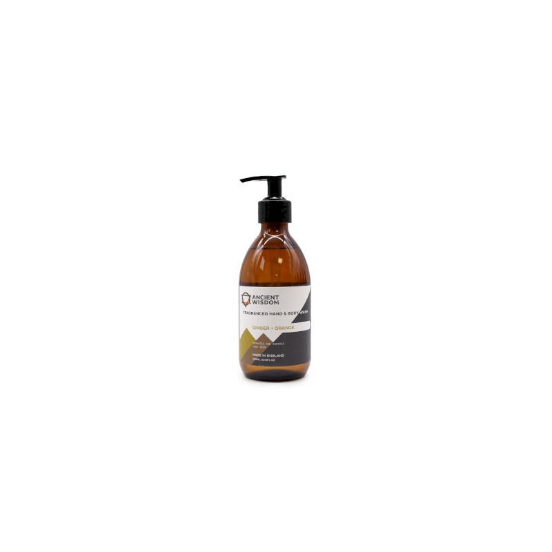 Liquid Hand & Body Soap - Ginger & Orange-LIQUID SOAP FOR BODY AND HANDS-HOSTENATURA