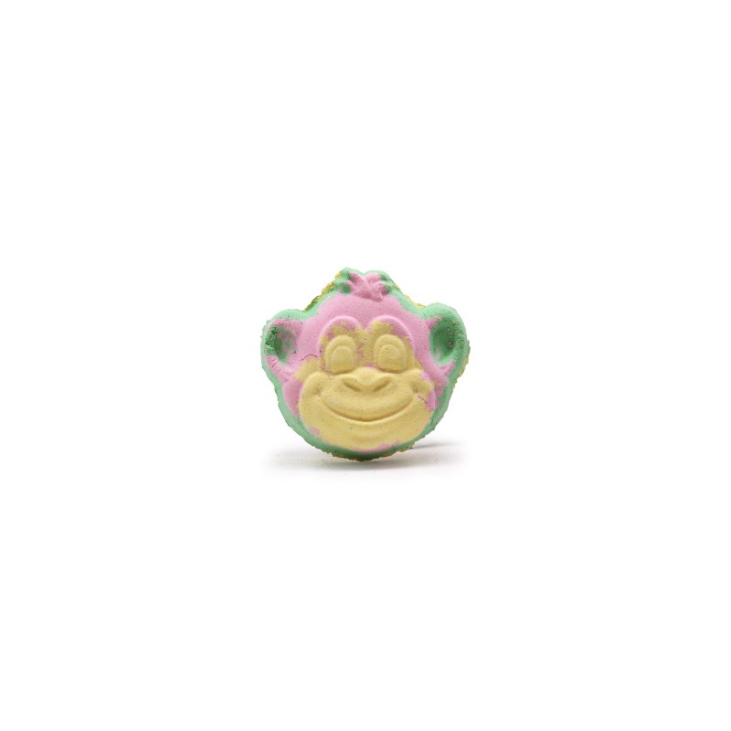 Fun Bath Bomb - Monkey - Guava and Strawberry - 90g-BATH BOMBS-HOSTENATURA