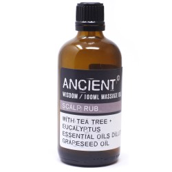 Aceite de Masaje - Para la cabeza - Árbol de Té y Eucalipto - 100ml - 1