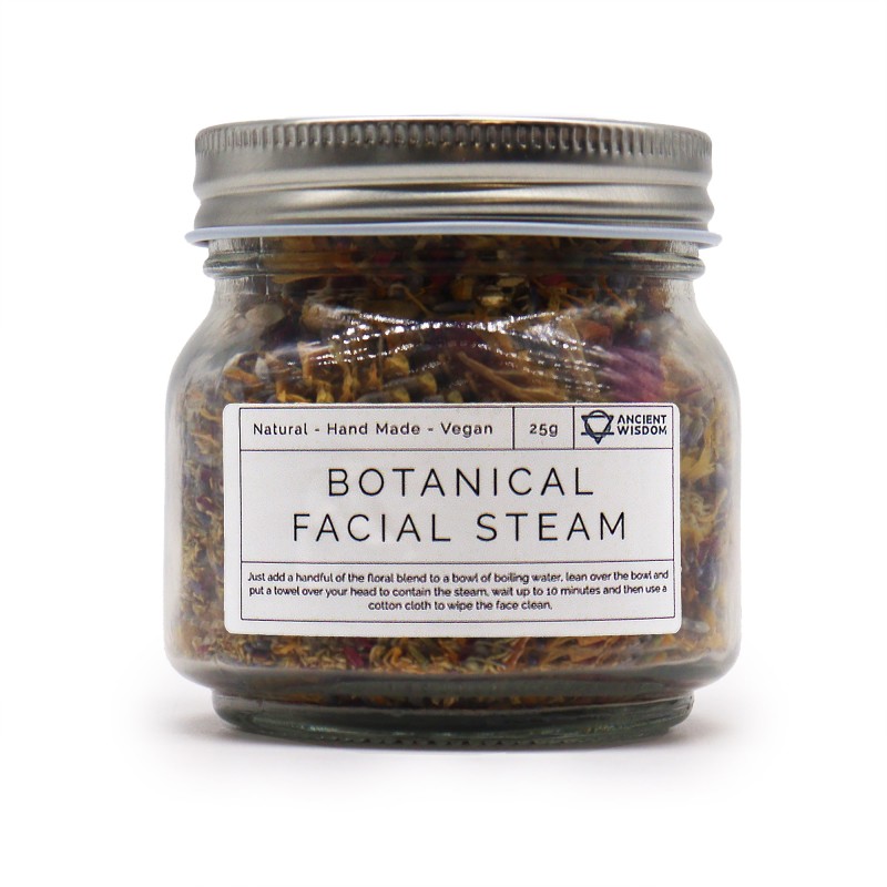 Amestec Botanical Facial Steam - Natural 25g-AMESTEC DE AUR FACIAL ȘI BAIE FLORALĂ-HOSTENATURA