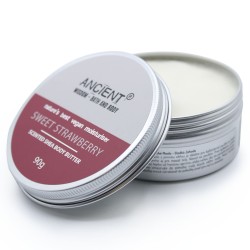 Unt de corp parfumat de Shea 90g - Capsuni