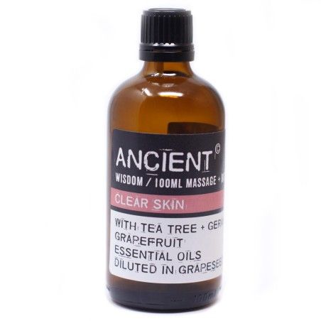 Aceite de Masaje - Piel Limpia - Árbol de Té, Pomelo y Geranio - 100ml  - 1