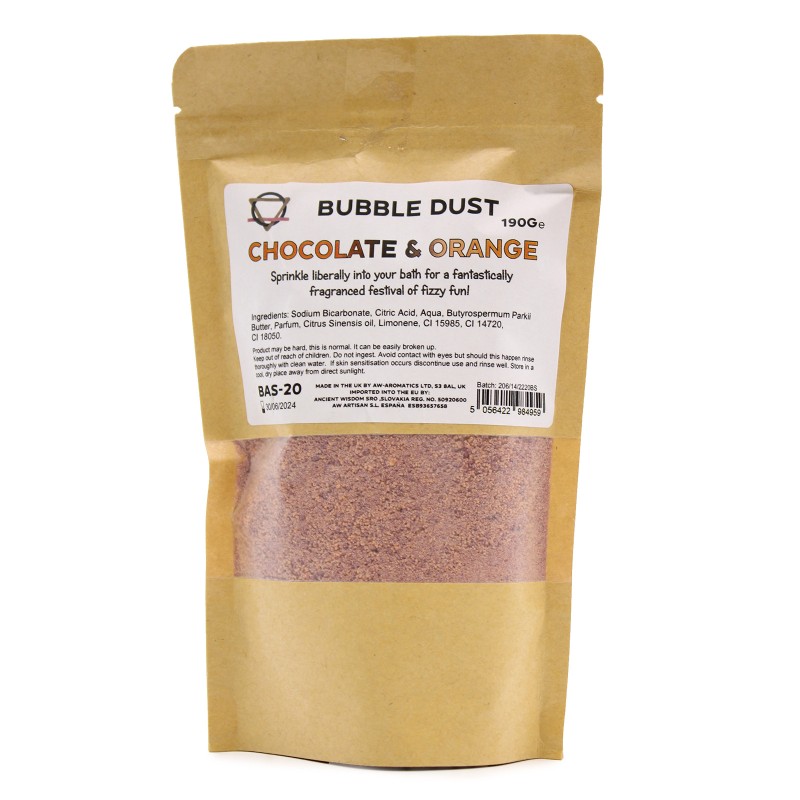 Chocolate and Orange Bath Powder 190gr-BATH POWDER 190 GR-HOSTENATURA