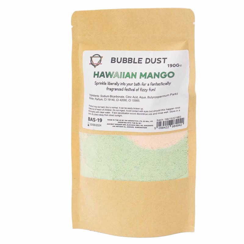 Poudre de bain à la mangue hawaïenne 190gr-POUDRE DE BAIN 190 GR-HOSTENATURA