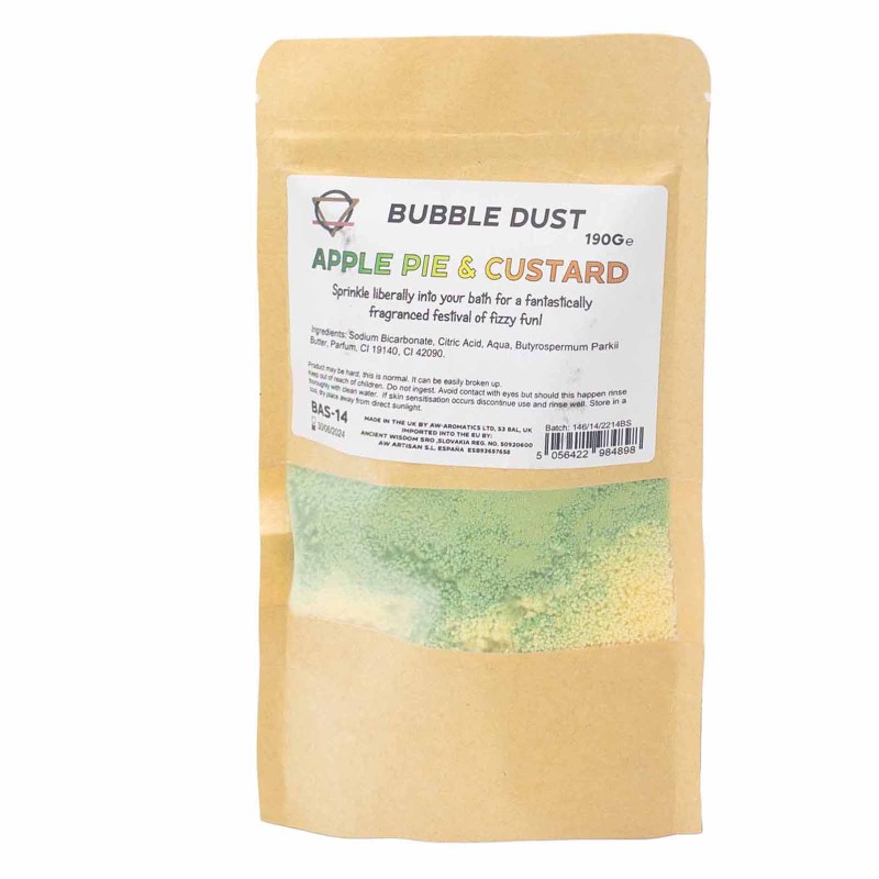 Poudre de bain Gâteau aux pommes et à la crème pâtissière 190gr-POUDRE DE BAIN 190 GR-HOSTENATURA