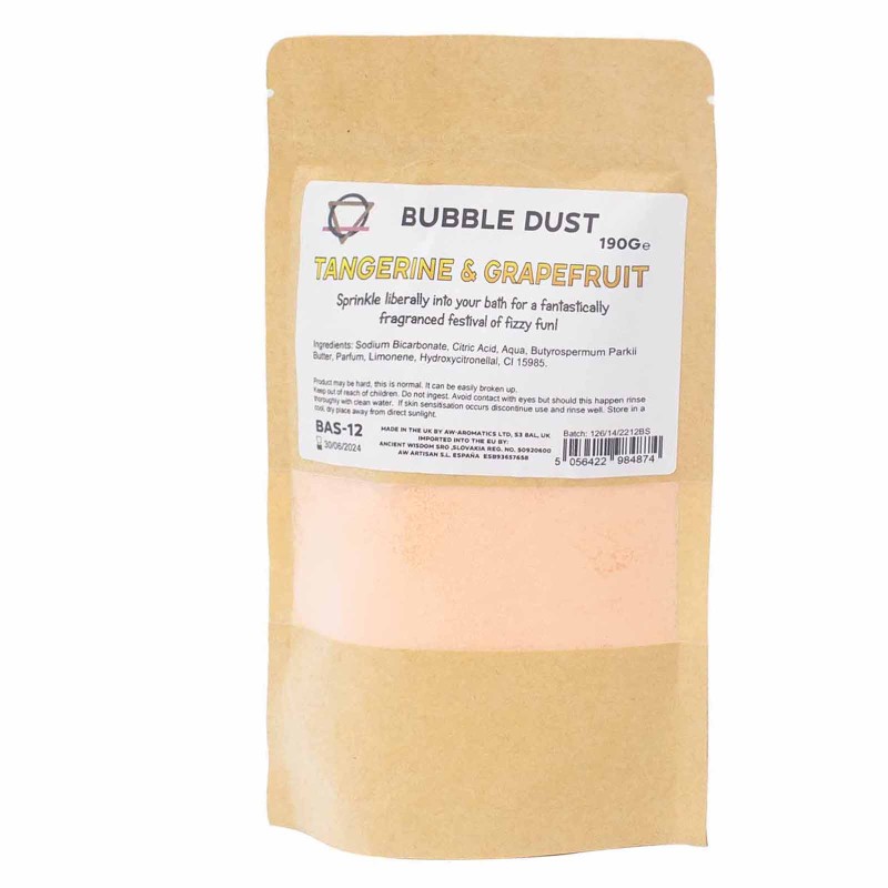 Tangerine and Grapefruit Bath Powder 190gr-BATH POWDER 190 GR-HOSTENATURA