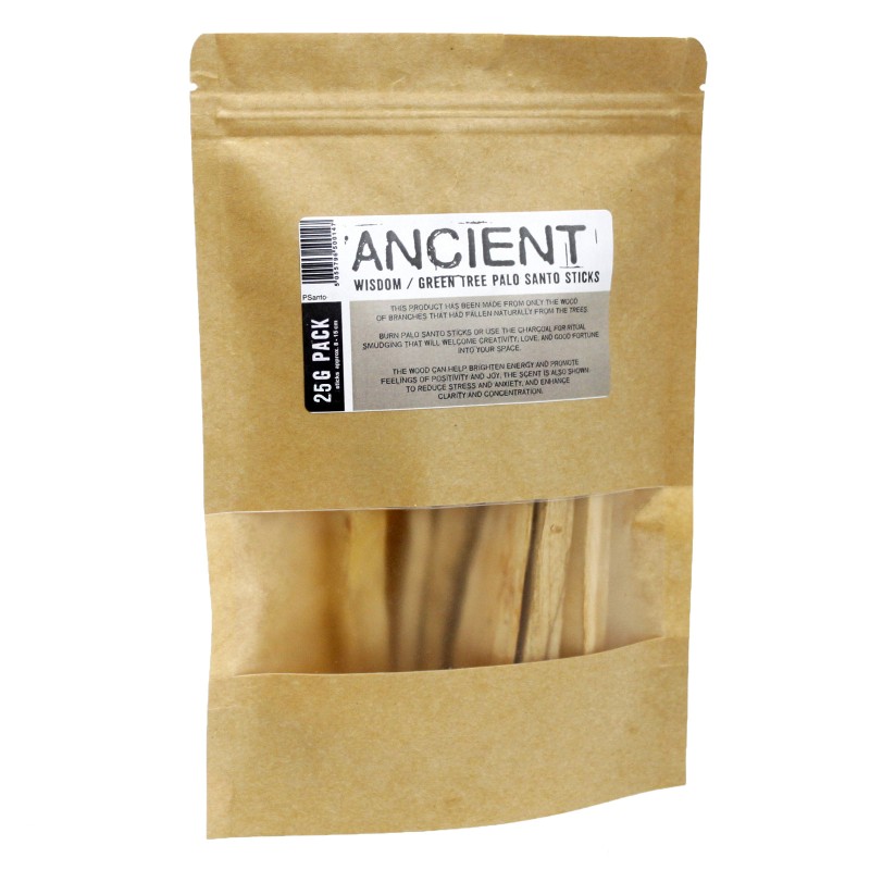 Bastoncini di albero verde di Palo Santo da 25 g 3-4 bastoncini-PALO SANTO-HOSTENATURA