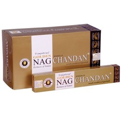 Golden Nag Räucherstäbchen - Chandan