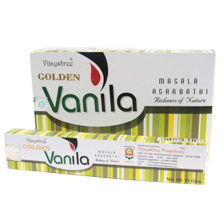 Incenso dourado - baunilha - 1 caixa