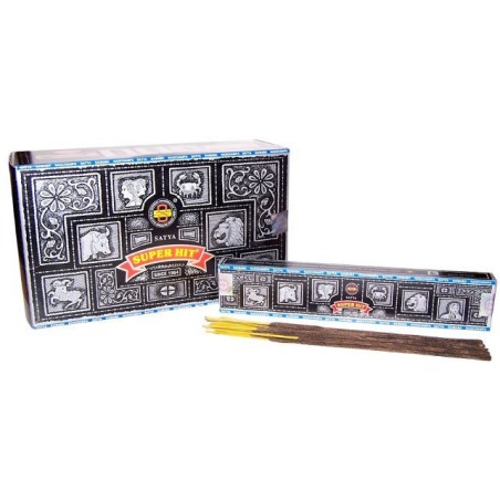Incienso Satya Super Hit Nag champa - 1 cajetilla de 15gr.