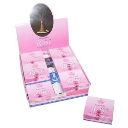 Coni di incenso Dhoop alla rosa fresca