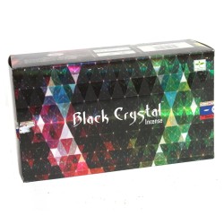 Satya Black Crystal Räucherstäbchen Räucherstäbchen - 15g