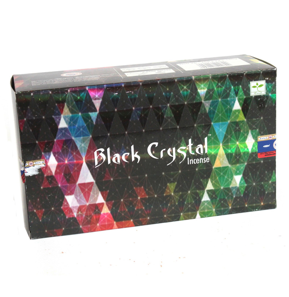 Incienso Satya Black Crystal Incense - 15g