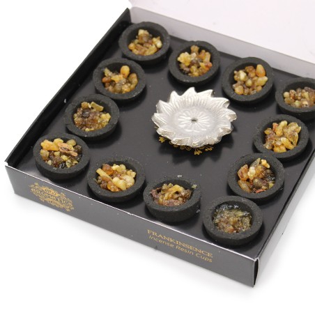 Caja de 12 Copas de resina incienso - Incienso - Frankincense / Olibano