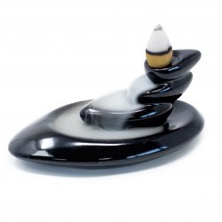 Reverse Flow Incense Burner - Small Pebbles