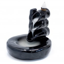 Reverse flow incense burner - Bamboo & Pool