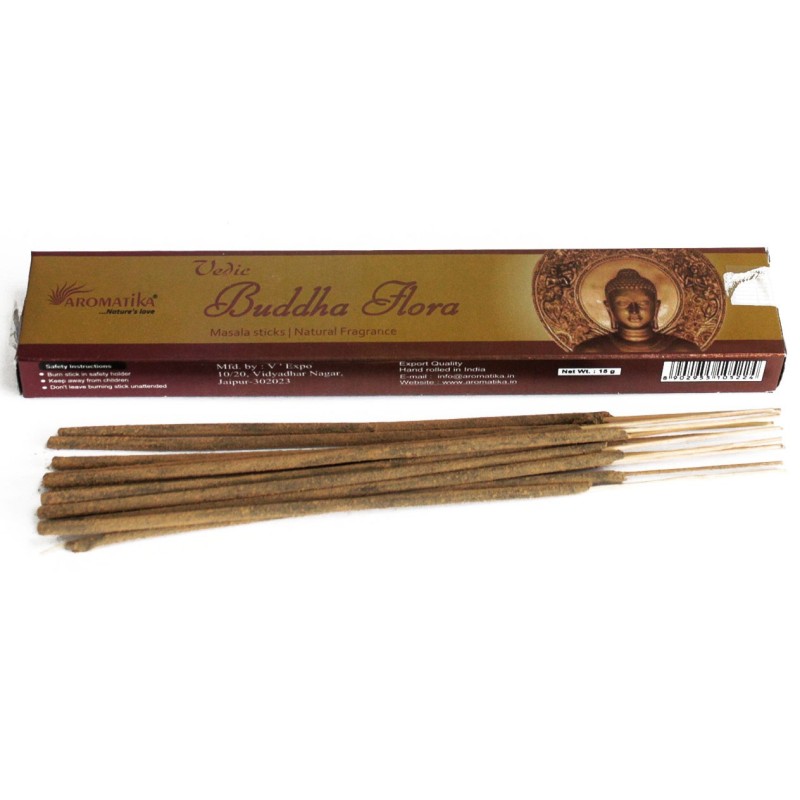 Vedic - Incense Sticks - Buddha Flora-VEDIC MASALA INCENSE STICKS-HOSTENATURA