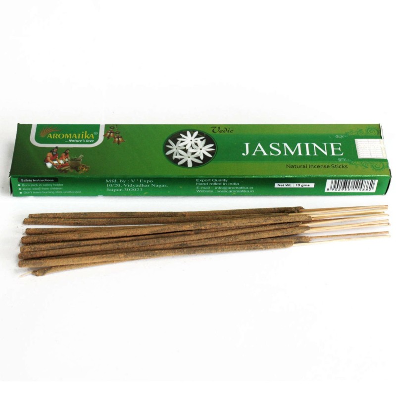 Vedic - Incense sticks - jasmine-VEDIC MASALA INCENSE STICKS-HOSTENATURA