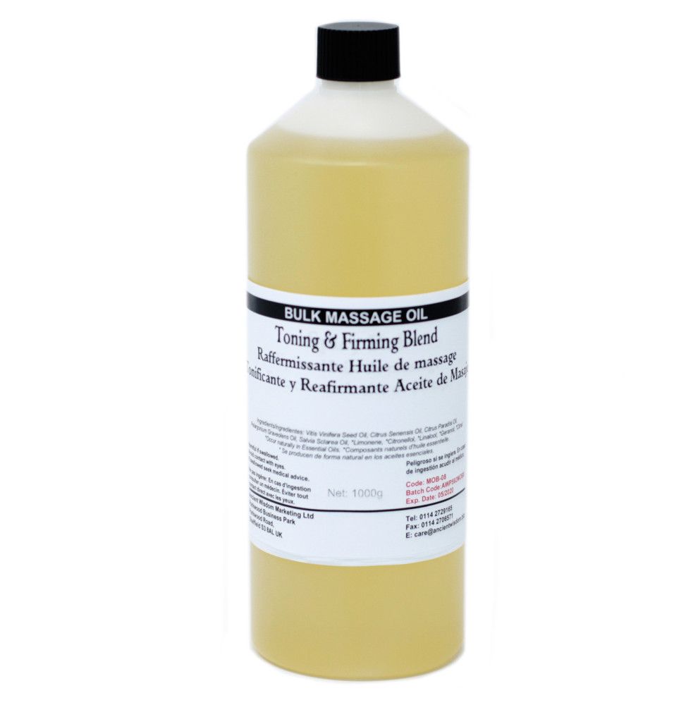 Aceite de Masaje 1kg - Tonificante y Reafirmante-MASAJE OLIOA 1000ML 1LITRO-HOSTENATURA