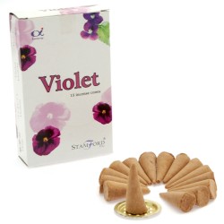 Cons d'encens violeta