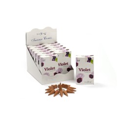 Violet incense cones