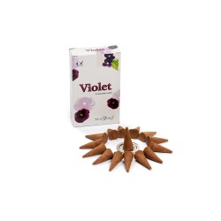 Violet incense cones