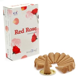 Red rose incense cones