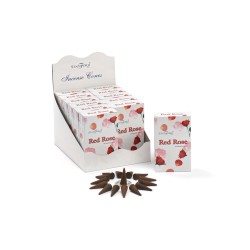 Red rose incense cones