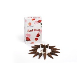 Red rose incense cones