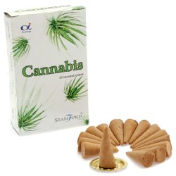 Coni di incenso alla cannabis